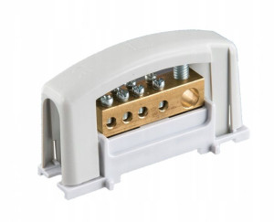 PAWBOL Zacisk ochronny Mostek 1x 35 4x16 mm2 Szary