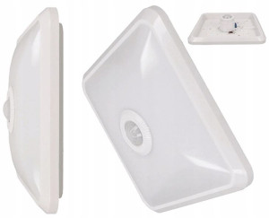 Plafon LED Lampa Sufitowa z Czujnikiem Ruchu 12W