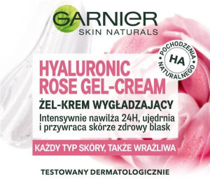 Garnier Skin Naturals Hyaluronic Rose Gel-Cream 50ml krem -żel wygładzający