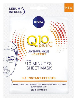 NIVEA_Q10 Plus C 10-minutowa maska w płachcie 1szt