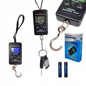 Waga Bagażowa Wędkarska Elektroniczna Lcd Z Haczykiem Do 40 Kg