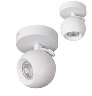 Kanlux Lampa Sufitowa Reflektor GALOBA Biała Kula