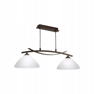 Lampa Sufitowa Wisząca Szklana 2xE27 VINOVO EGLO