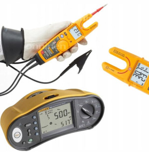 Fluke Tester Elektryczny Miernik Wyświetlacz LCD