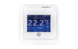 ZAMEL MATEC Regulator Termostat Dotykowy Kolorowy