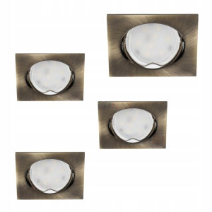 Kanlux ZESTAW 3 szt. OPRAW Oczko Halogen TRIBIS