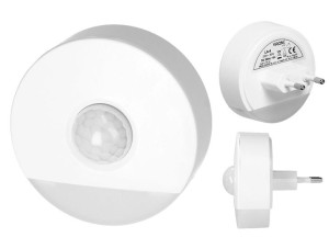 Lampka Nocna LED z Czujnikiem Ruchu i Zmierzchu 3W