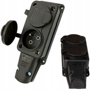 VIPLAST Listwa Gumowa Przenośna 2x2P+Z 16 A 250 V