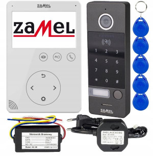 Wideodomofon przewodowy Brama ZAMEL RFID Szyfrator