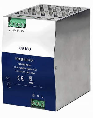 Przemysłowy Zasilacz Na Szynę DIN 480W 20A 24VDC