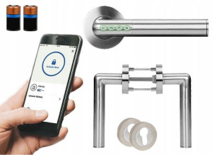 Klamka z Zamkiem Szyfrowym Kod PIN Bluetooth Uni
