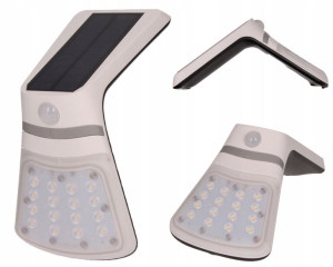 Kinkiet Oprawa Lampa Solarna z Czujnikiem Ruchu