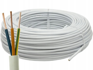 Przewód instalacyjny okrągły YDY 3x2,5 1m