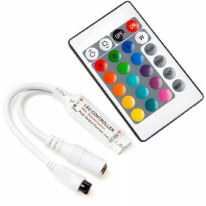 Sterownik do Taśm LED RGB Pilot 16 Kolorów 72W 6A