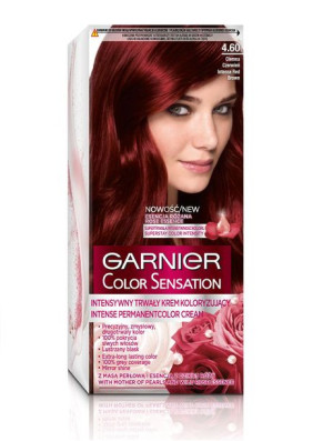 GARNIER_Color Sensation farba do włosów 4.60 Intensywna Ciemna Czerwień