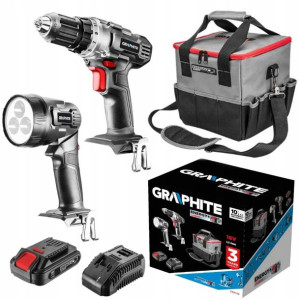 GRAPHITE Zestaw Elektronarzędzi Akumulatorowych