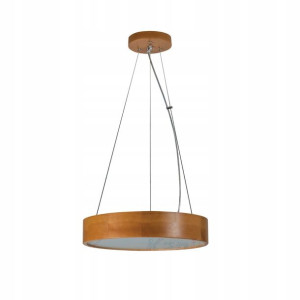 Lampa Wisząca Zwis JASMIN C 37cm 2x 20W złoty dąb