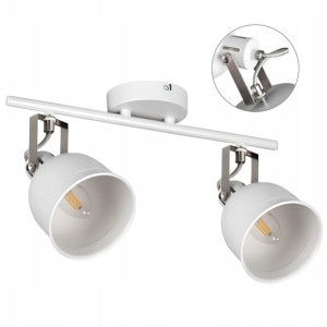 Oprawa Lampa Ścienna Ruchomy Spot DERATO LED 8W x2