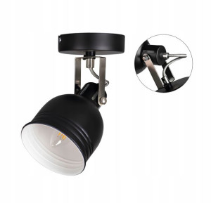 Oprawa Lampa Ścienna Kinkiet Ruchomy Spot DERATO