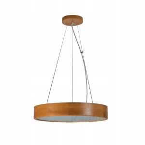 Lampa Wisząca Zwis JASMIN C 47cm 3x 20W złoty dąb