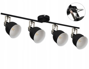 Oprawa Lampa Ścienna Ruchomy Spot DERATO LED 8W x4
