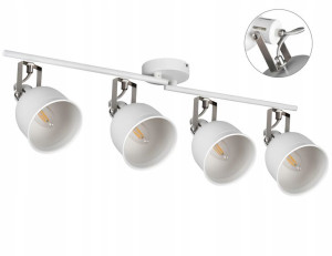 Oprawa Lampa Ścienna Ruchomy Spot DERATO LED 8W x4