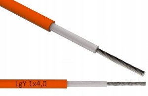 ZAMEL Kabel Przewód solarny LgY 1x4,0 Czerwony