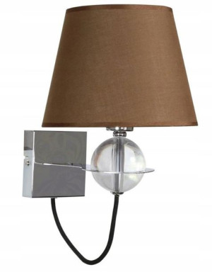 CANDELLUX Kinkiet Lampa ścienna Abażur Brąz TESORO