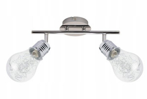 Lampa Sufitowa Spot 2xE14 Loft FLO KRISLAMP