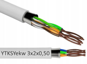 ZAMEL Kabel Telefoniczny YTKSY ekw ekran 3x2x0,5