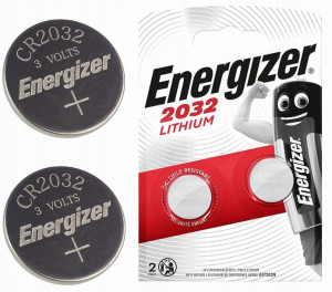ENERGIZER 2x Pastylka Baterie Litowa CR2032 3V