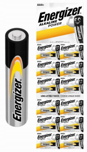 ENERGIZER 12x Paluszki Baterie Alkaliczne AAA LR03