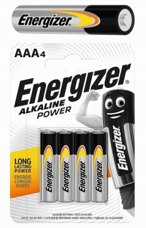 ENERGIZER 4x Paluszki Baterie Alkaliczne AAA LR03