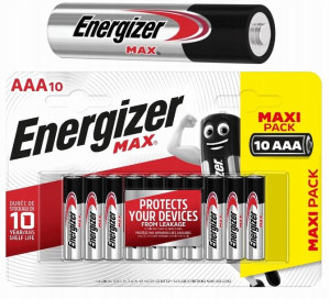 Energizer 10x Paluszki Baterie Alkaliczne AAA LR03