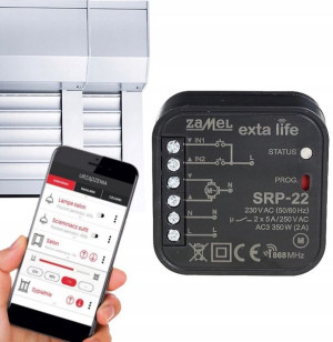 Radiowy sterownik rolet SRP-22 EXTA LIFE ZAMEL