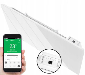 Grzejnik Elektryczny Szklany Termostat 2000W WiFi