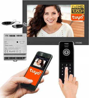 Wideodomofon WiFi TUYA SMART iOS Android Breloki