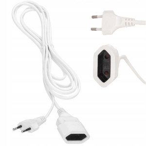 Przedłużacz Kabel 1,5 m Pojedynczy Płaski Przewód