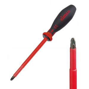 CIMCO Wkrętak Izolowany Krzyżakowy PZ 2 80mm 1000V