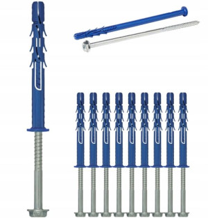 RAWLPLUG FF1 Kołek Ramowy Kołnierz 10x300 10sztuk