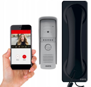 Wideodomofon z Wi-Fi Apka na Smartfon EURA Proxima