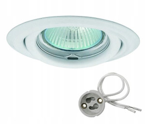 KANLUX Oprawa Sufitowa Oczko Argus + Gniazdo GU10
