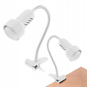 Lampka Biurkowa z Klipsem Lampka Nocna Szkolna E14