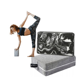 Kostka Klocek Blok do Jogi 200g FIT4MED Yoga +Etui