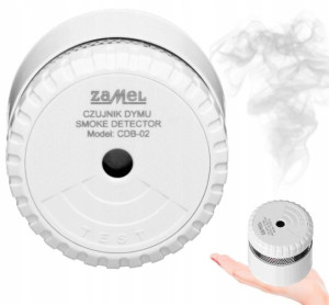 Czujnik Alarm Detektor Dymu Bezprzewodowy MINI