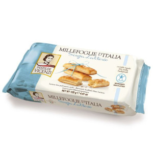 VICENZI Millefoglie - Bez laktozy - Włoskie, delikatne  ciasteczka z ciasta