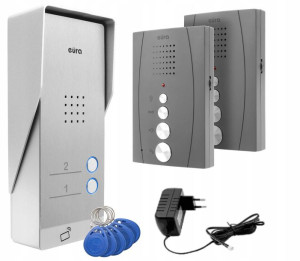 Domofon Dwurodzinny Breloki RFID Brama i Furtka