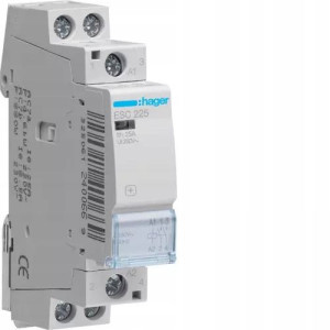 HAGER Stycznik modułowy Cewka 1P 25A 2NO 230V