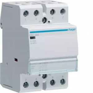 HAGER Stycznik modułowy Cewka 3P 63A 4NO 230V