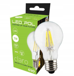 Żarówka Ozdobna Retro Filament LED 7W CLARO E27